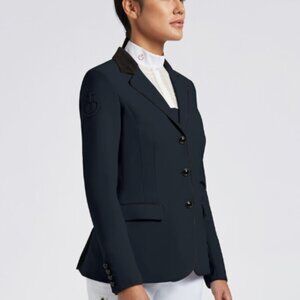 Cavalleria Toscana Women's Technical Competition Jacket - Navy - IT42